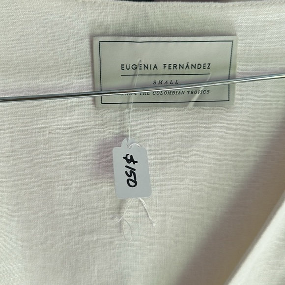 Eugenia Fernández Long Linen Dress - Picture 2 of 6